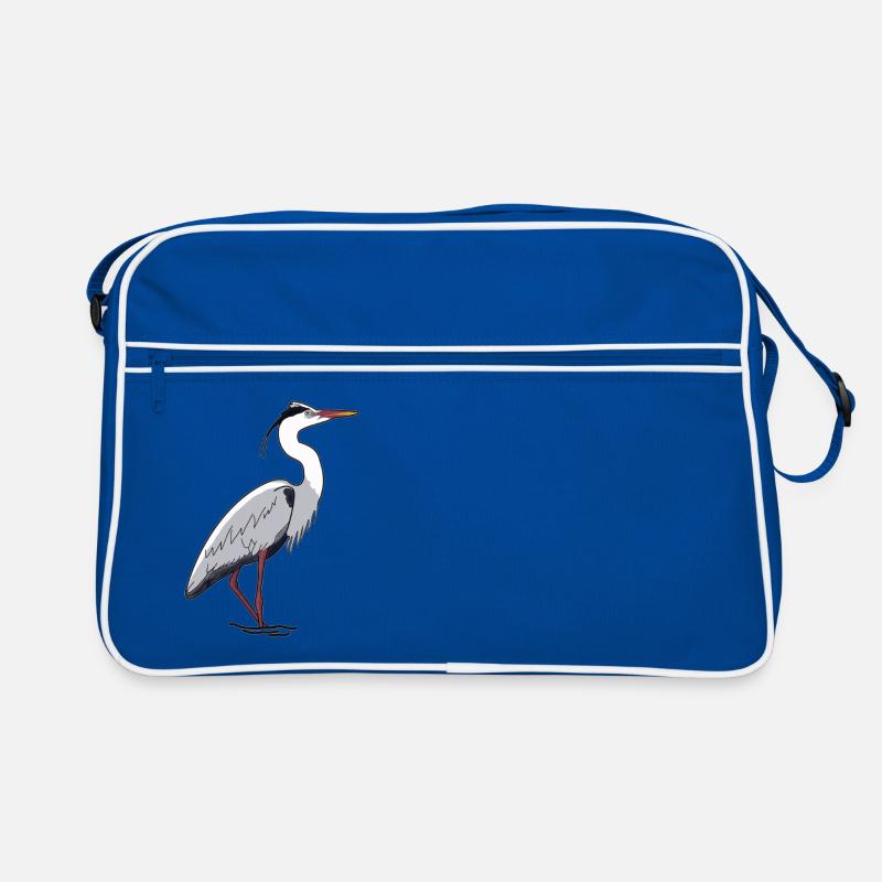 Grey Heron, Heron Retro Bag