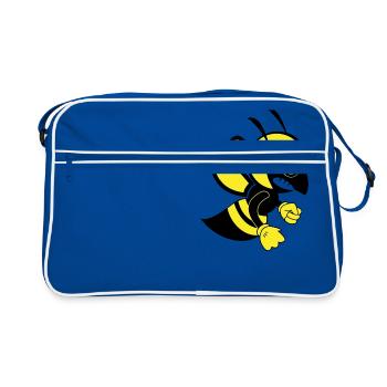 bie 136 - Sac Retro - bleu/blanc - Devant