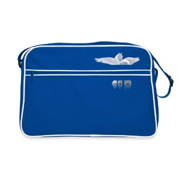 Pegasus - Retro Bag - blue/white - Front