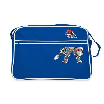 Knight - Retro Bag - blue/white - Front