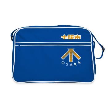 osaka - Retro Bag - blue/white - Front