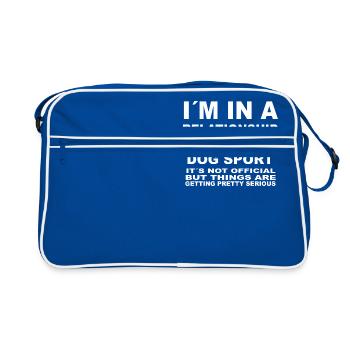 relationship with DOG SPORT - Retro Bag - blue/white - Front