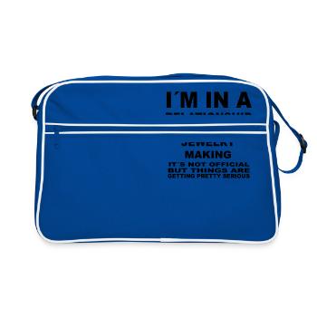 Relationship with JEWELRY MAKING - Retro Bag - blue/white - Front