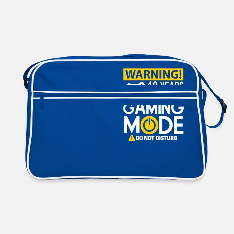 Warning 10 Years Old In Gaming Mode Do Not Distur Retro Bag