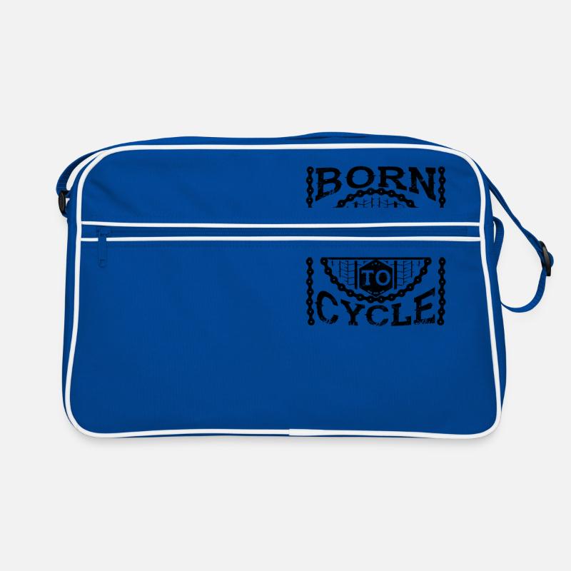 born to cycle birthday gift 1983 Retro Bag