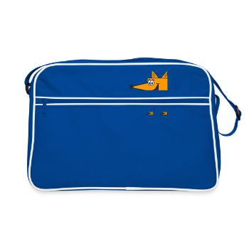 arctic fox fuchs68 - Retro Tasche - Blau/Weiß - Vorne