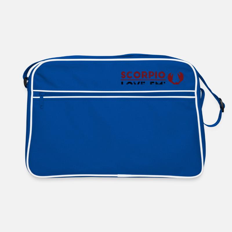 Scorpion / Zodiac Scorpion - Sac Retro - bleu/blanc