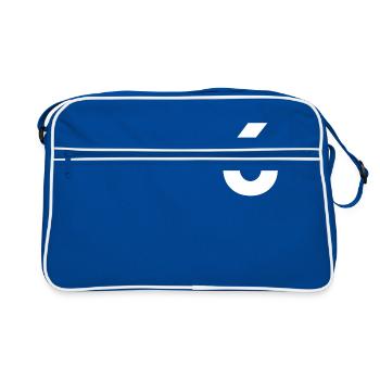 Numéro 6, numéro 6, 6, six, Numéro six, six - Sac Retro - bleu/blanc - Devant