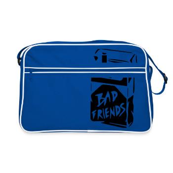 Bad Friends Cigarette - Sac Retro - bleu/blanc - Devant