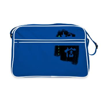 Believe in Chinese - Retro Bag - blue/white - Front