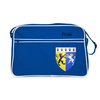 blason penn ar bed - Sac Retro - bleu/blanc - Devant