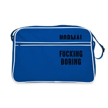 Normal - Retro Tasche - Blau/Weiß - Vorne