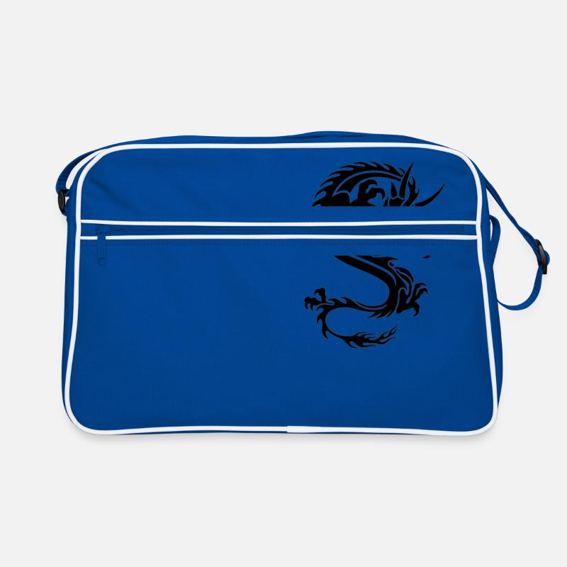 Crazy drache Retro Tasche