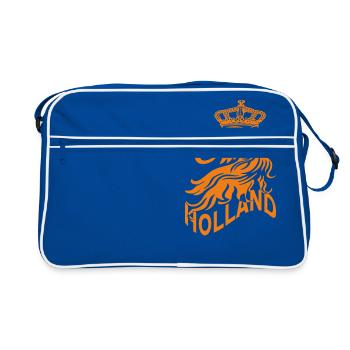 Lion hollandaise - Lion hollandaise - Hollande - Gauche - Sac Retro - bleu/blanc - Devant