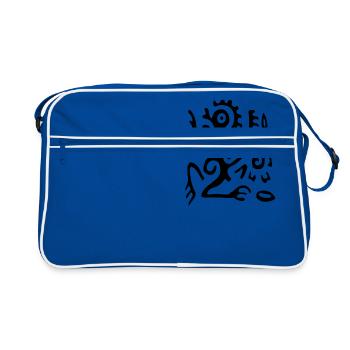 Ethno Travel Experience - Retro Bag - blue/white - Front
