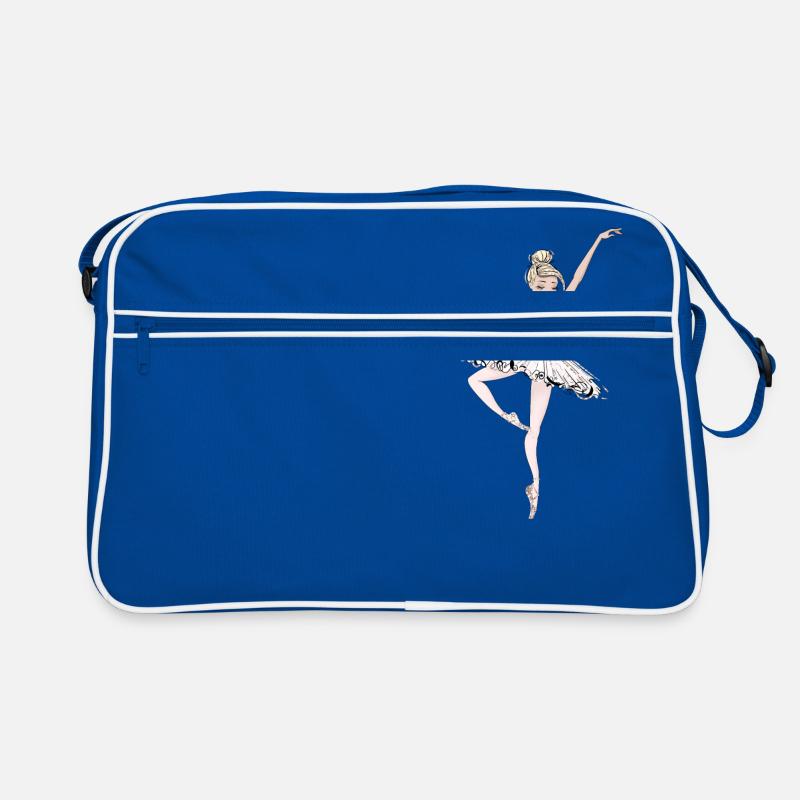 Ballet Danseur - Sac Retro - bleu/blanc