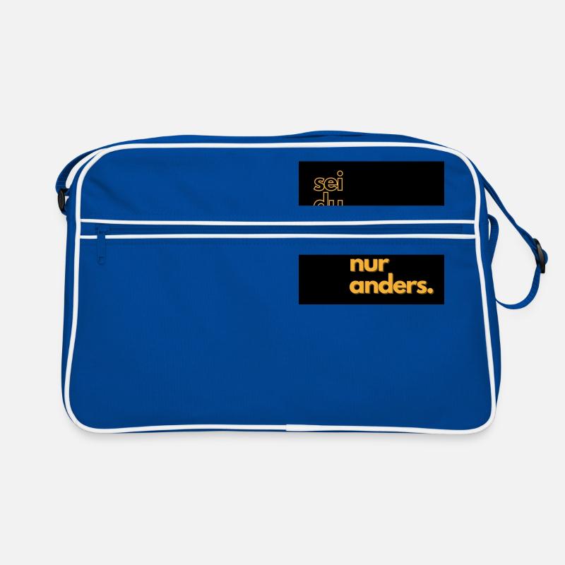Sei du selbst - nur anders! Retro Tasche