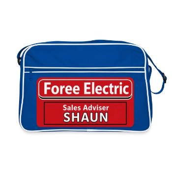 Foree Electric - Sac Retro - bleu/blanc - Devant
