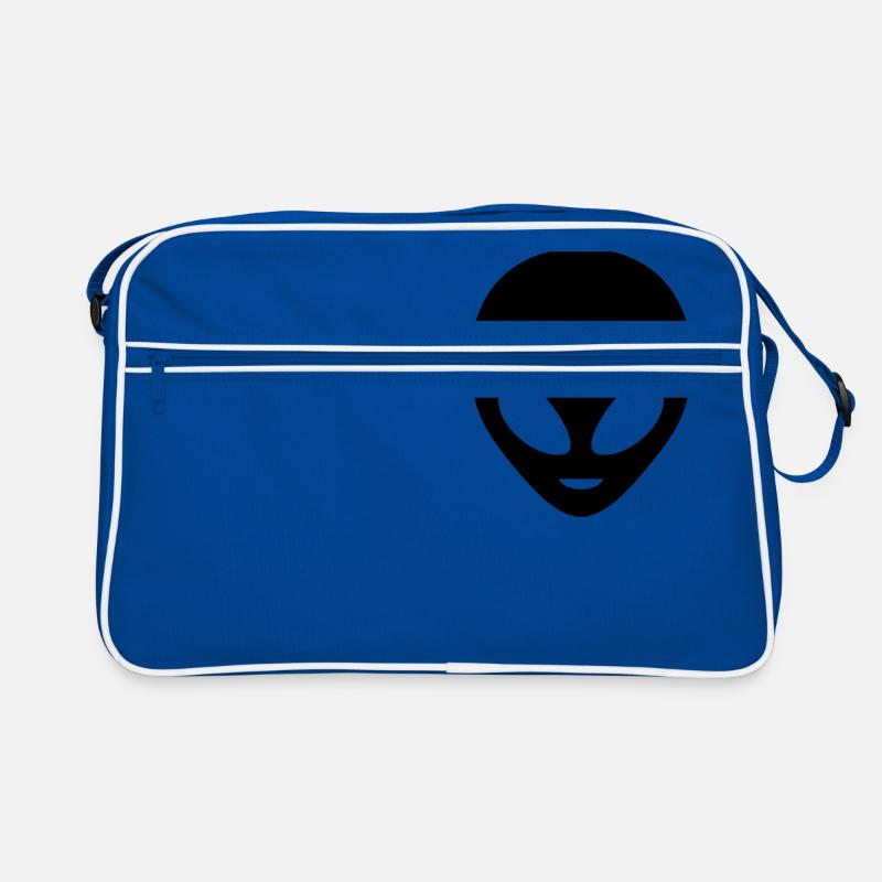 Alien - Retro Tasche - Blau/Weiß