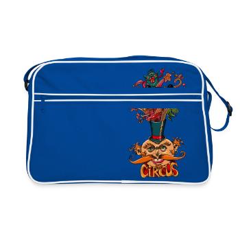 le cirque - Sac Retro - bleu/blanc - Devant