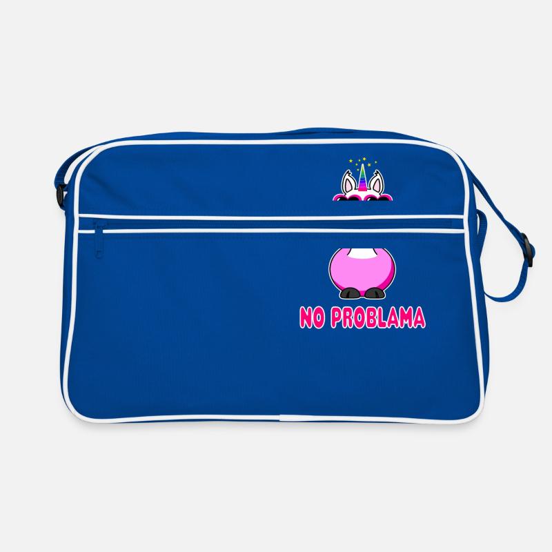Unicorn Lama Pas Problama Sac Retro