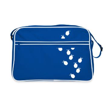 Bug Race - Retro Bag - blue/white - Front