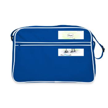 Fliegenpils - Retro Bag - blue/white - Front