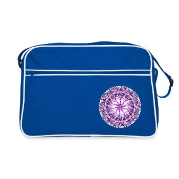 Mandala - Sac Retro - bleu/blanc - Devant