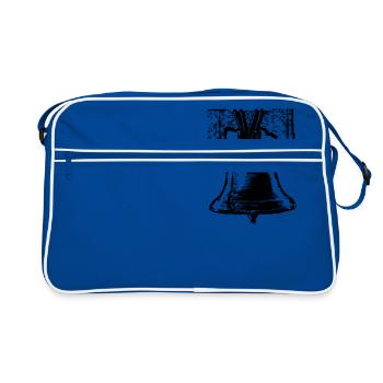 Bell jar - Retro Bag - blue/white - Front