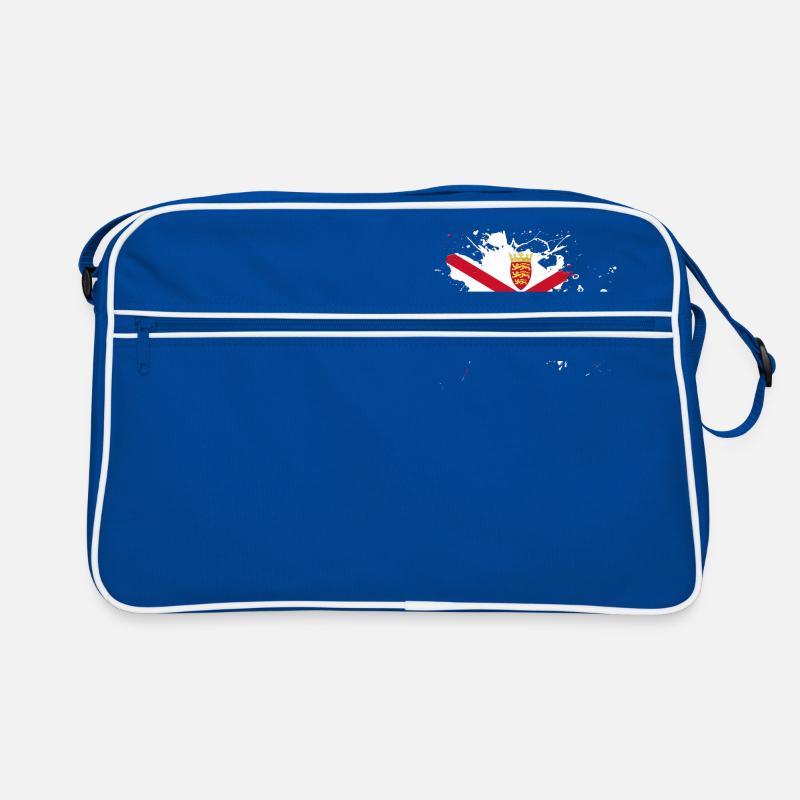 Drapeau Jersey comme une touche de couleur Sac Retro