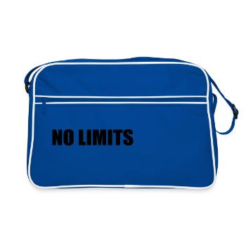 No limits - Sac Retro - bleu/blanc - Devant