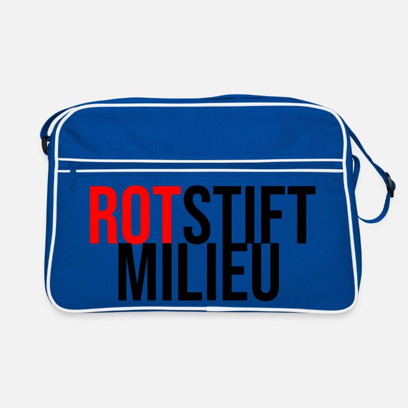 Rotstiftmillieu Lehrer Retro Tasche
