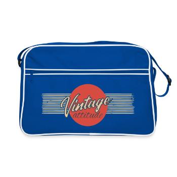 Vintage attitude - Sac Retro - bleu/blanc - Devant
