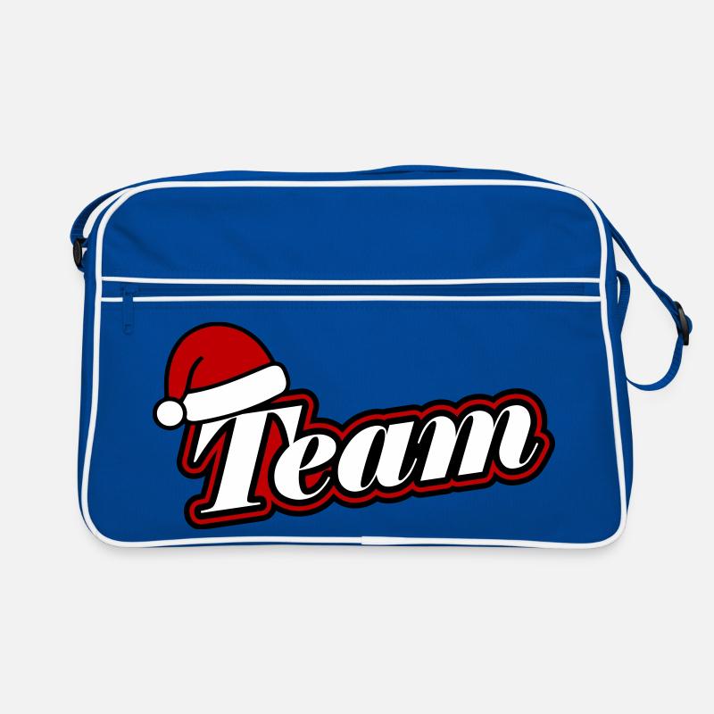 Équipe de Noël Père Noël Hat Sac Retro