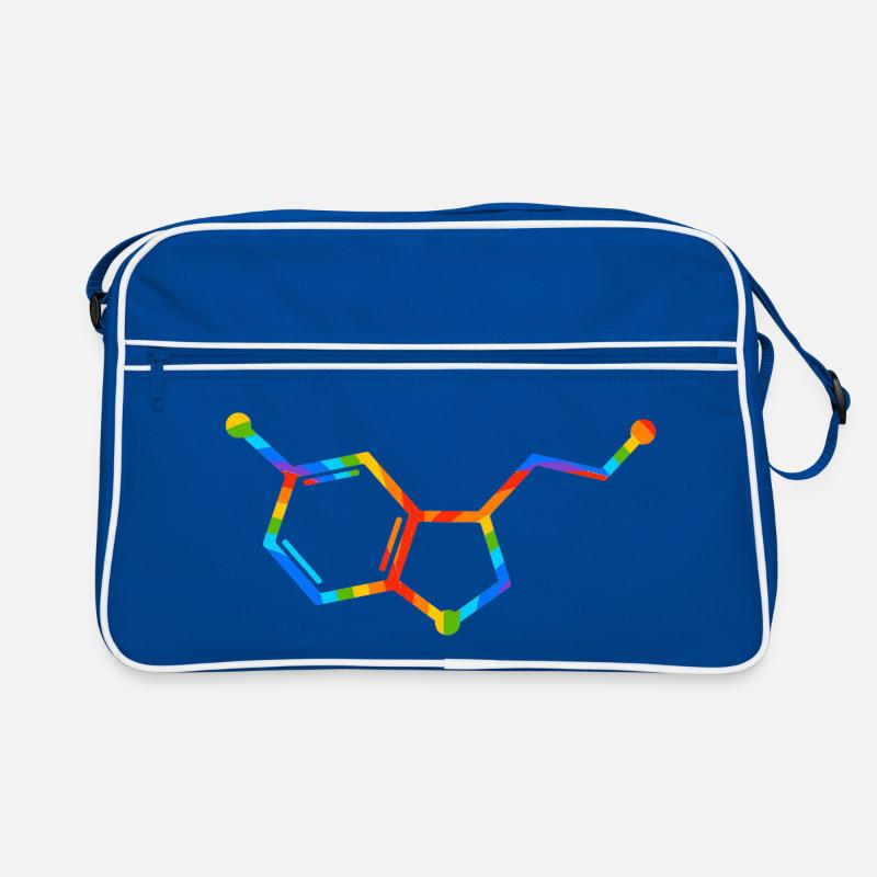 Rainbow Molecule Geometry - seratonin Retro Bag