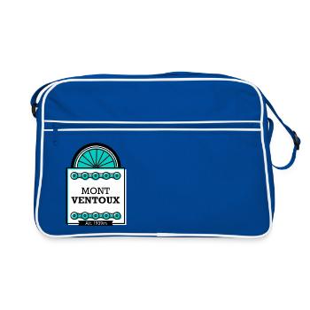 J'peux pas, j'ai Mont Ventoux - Sac Retro - bleu/blanc - Devant