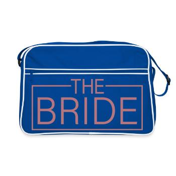 The Bride - Cool Matching Engagement Nappe - Sac Retro - bleu/blanc - Devant