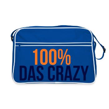 Collection GIUDAN Youth Word 25 - 100 % la folie - Sac Retro - bleu/blanc - Devant