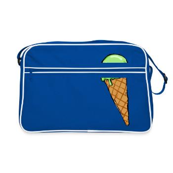 Eis Beach - Sac Retro - bleu/blanc - Devant