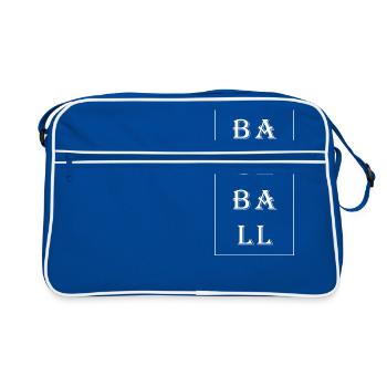 BASE-BALL - Sac Retro - bleu/blanc - Devant