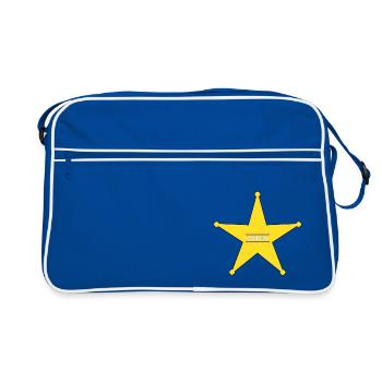 Sheriff Stern - Sac Retro - bleu/blanc - Devant