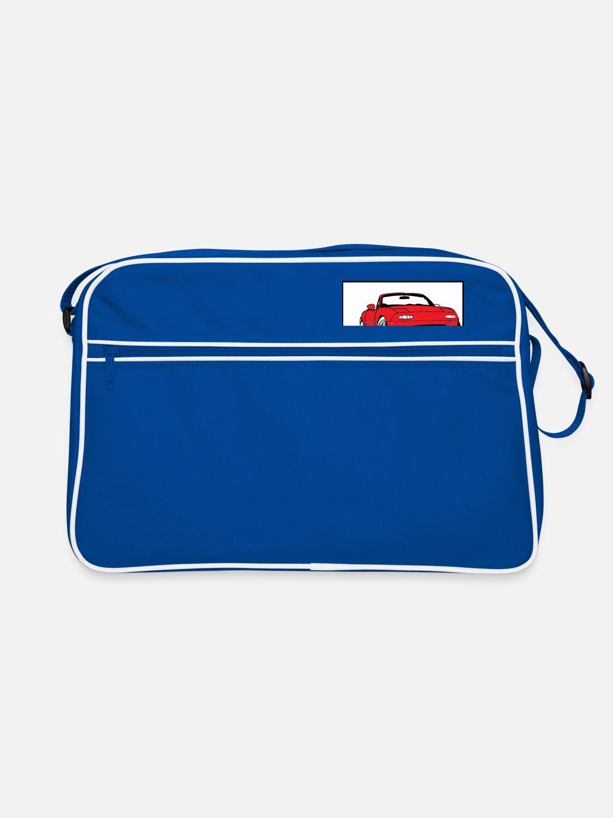 mx 5 - Retro Bag - blue/white - Front
