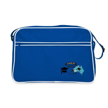 Emigrating to Australia in 2022 - Retro Bag - blue/white - Front