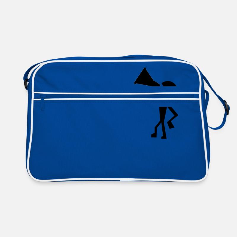 protestataire - Sac Retro - bleu/blanc