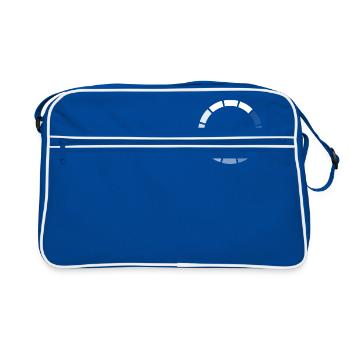 Ajax Loader - loading - waiting - Sac Retro - bleu/blanc - Devant