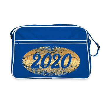 Precious metal 2020 - Retro Bag - blue/white - Front