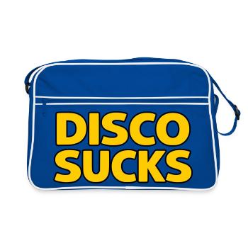 La disco, c’est nul - Sac Retro - bleu/blanc - Devant