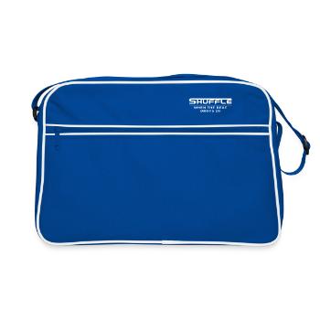 shuffle shirt - Retro Bag - blue/white - Front