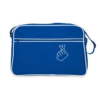 K-pop - Sac Retro - bleu/blanc - Devant