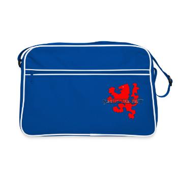Tout simplement le meilleur - Design 2 - Sac Retro - bleu/blanc - Devant